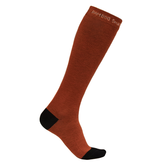 Compression socks for running in orange
