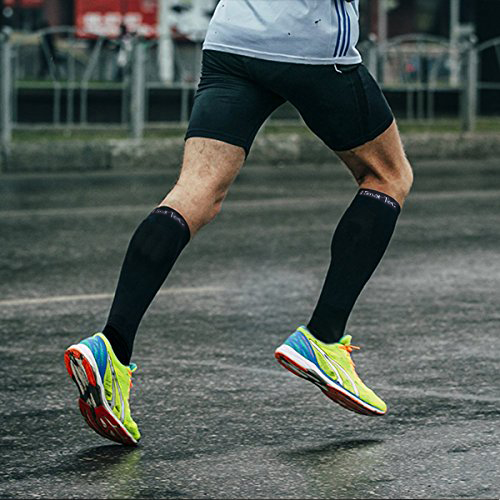 Kompressionskniestrümpfe Klasse 2 aus BIO Bambus, extra - Komfort, graduelle Kompression zur Vorbeugung und Behandlung von Krampfadern und Reduktion der Wadenbelastung beim Sport