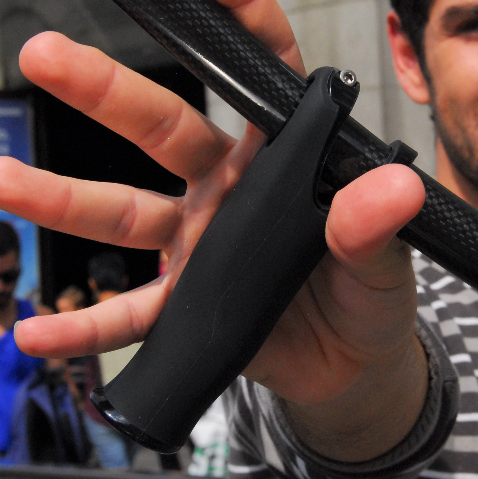 Ergonomischer Softgriff mit hypoallergenischer Silikonüberzug