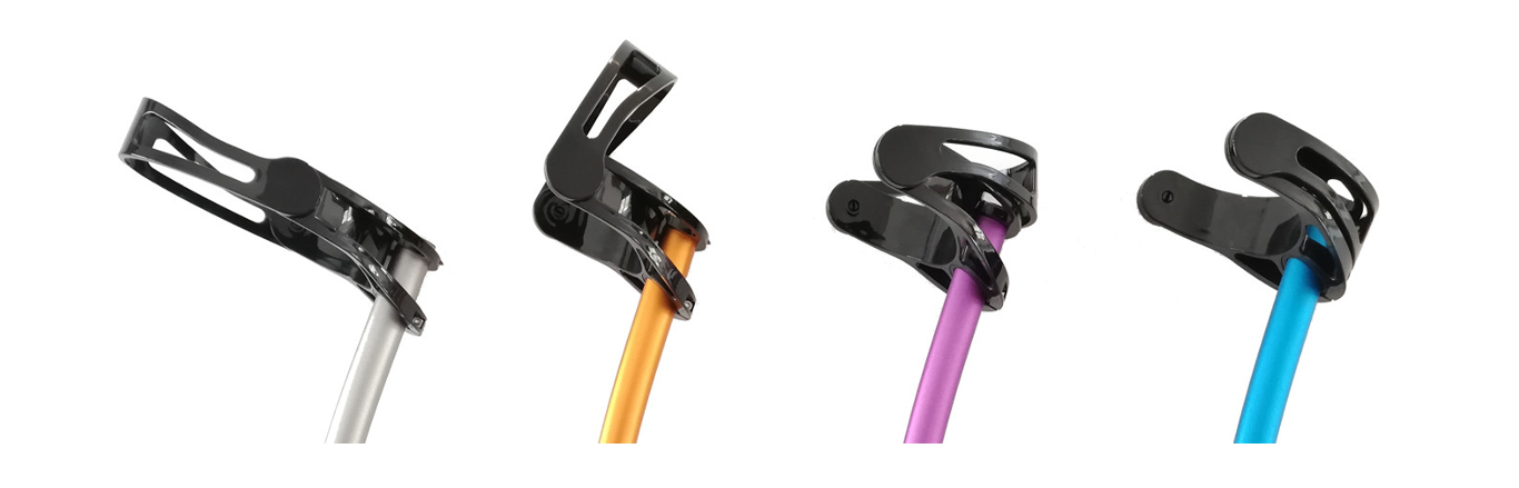 Krücken mit ergonomischem Griff -klappbare-Armschelle