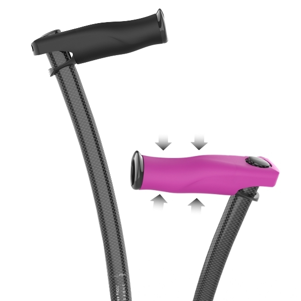 /es/bastones-imagenes/Baston en fibra de carbono de lujo diseño elegante