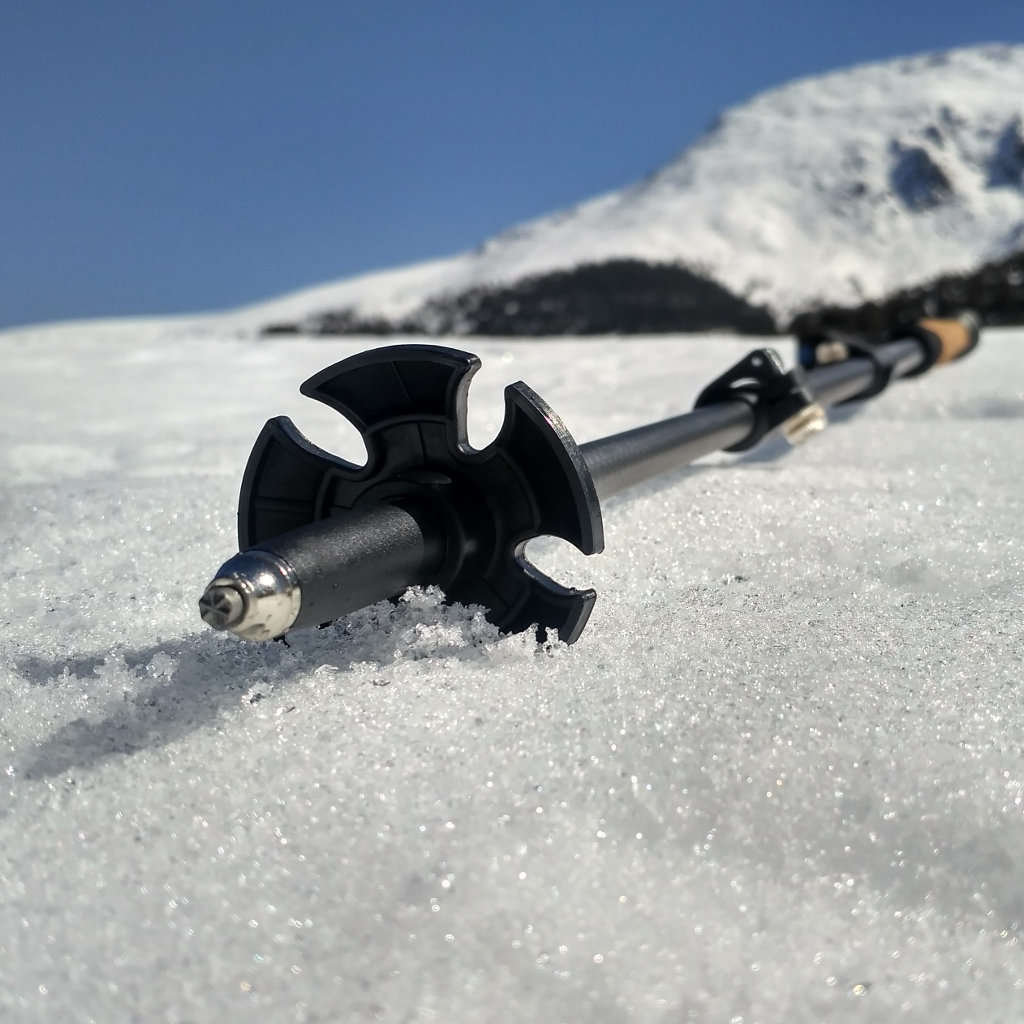 roseta de nieve para bastones de marcha nordica y trekking