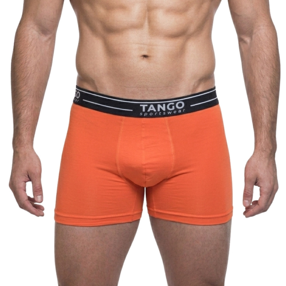 /es/calzoncillos-boxer-imagenes/Boxer de fibra de bambú hipoalergénico color naranja, ropa de interior hombre comoda