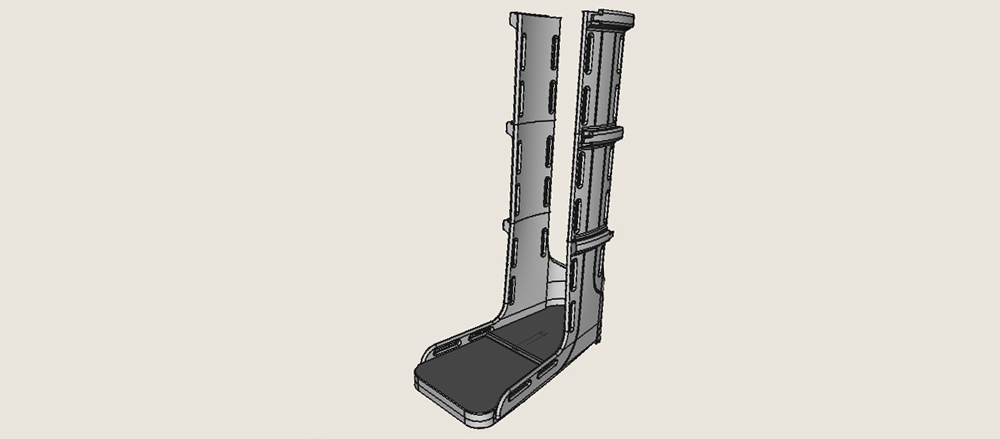 Bota walker INDESmed detalle parte