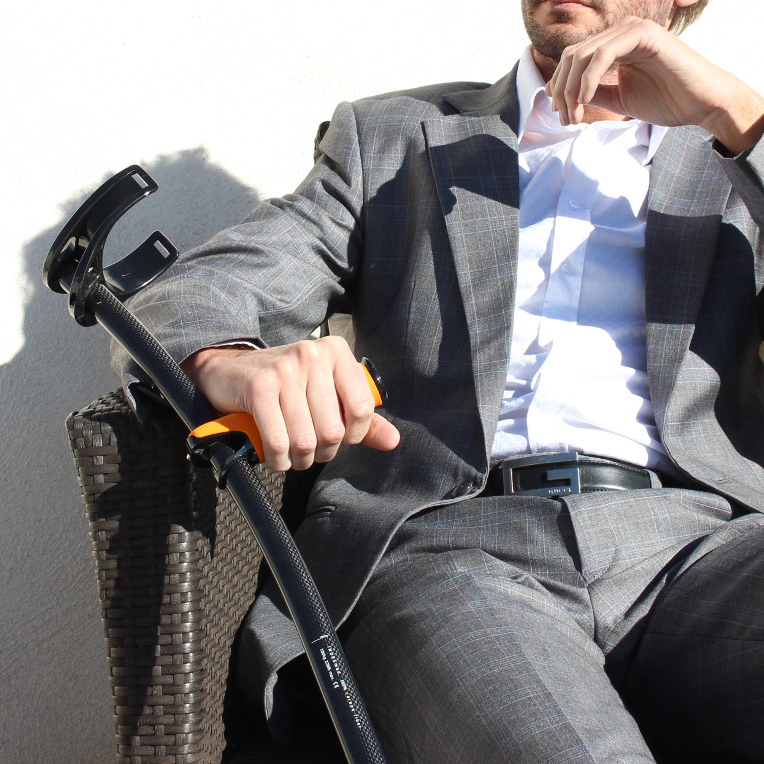Appui brachial pour cannes anglaises INDESmed, disponible en 3 tailles