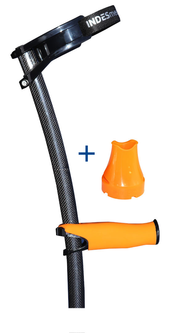 Cannes anglaises en fibre de carbone - SPORT Edition - mango naranja