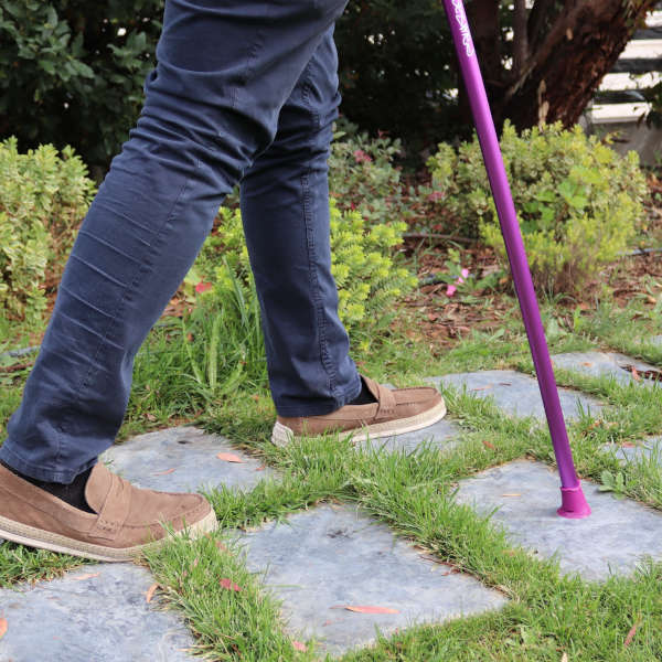 Embout stabilisateur en caoutchouc pour canne et bâtons à 6 pieds  antidérapants