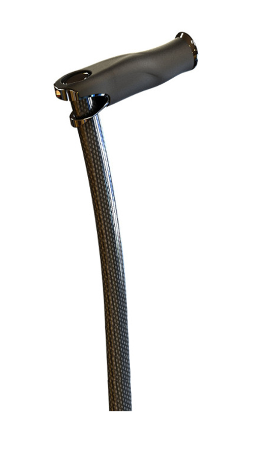 bastone da passeggio INDESmed in fibra di carbonio