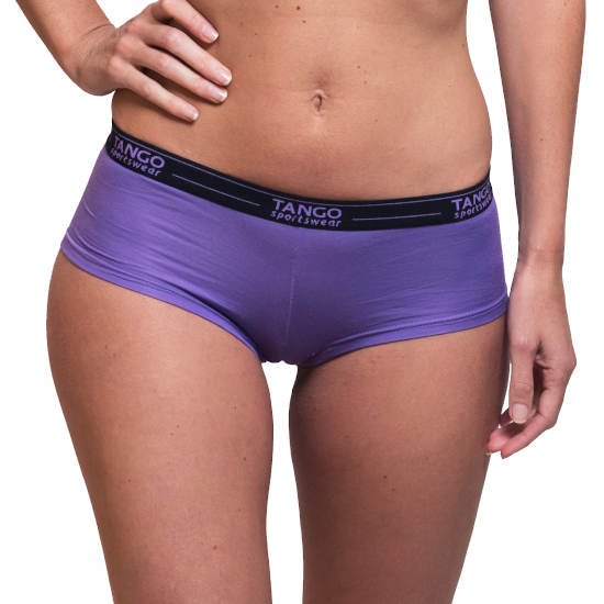 Culotte viola TANGO Sportswear in fibra di bambù