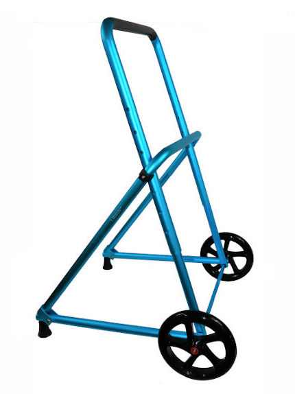 Deambulatore due ruote INDESmed colore blu metallizzato