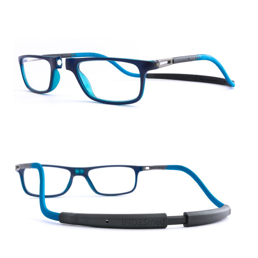 Reading glasses for men in blue