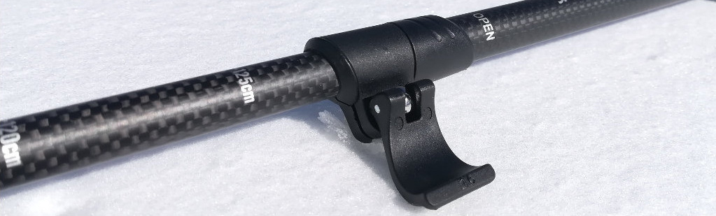 Trekking poles with quick lock system security